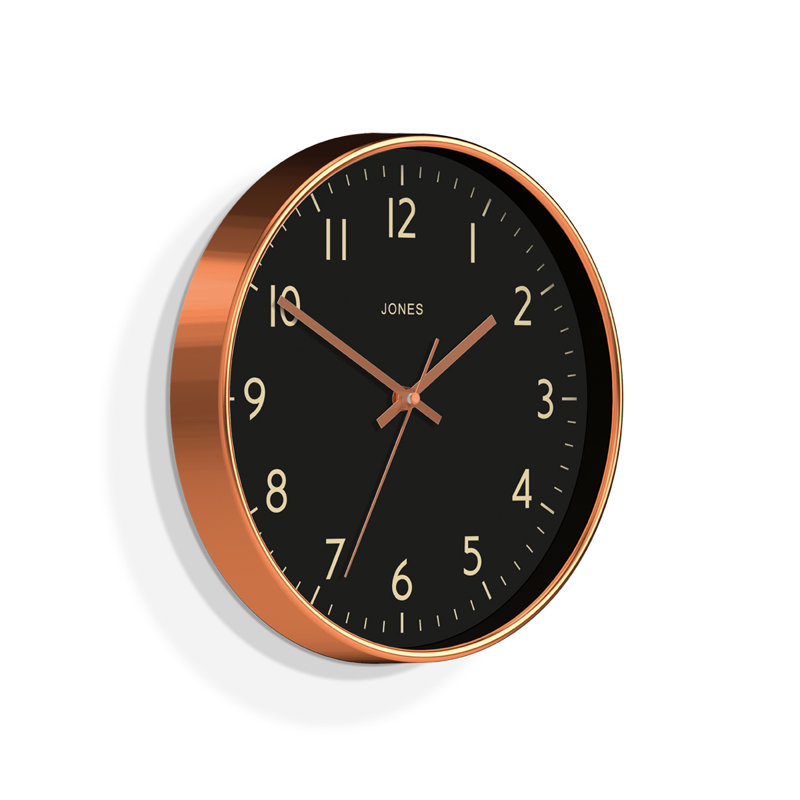 Jones Clocks Studio Wall Clock Wayfair.co.uk